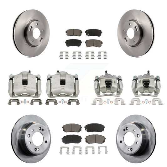[Avant et Arrière] Disque et plaquette de frein pour 16 Kia Sportage FWD with 2.4L KC8-101081C