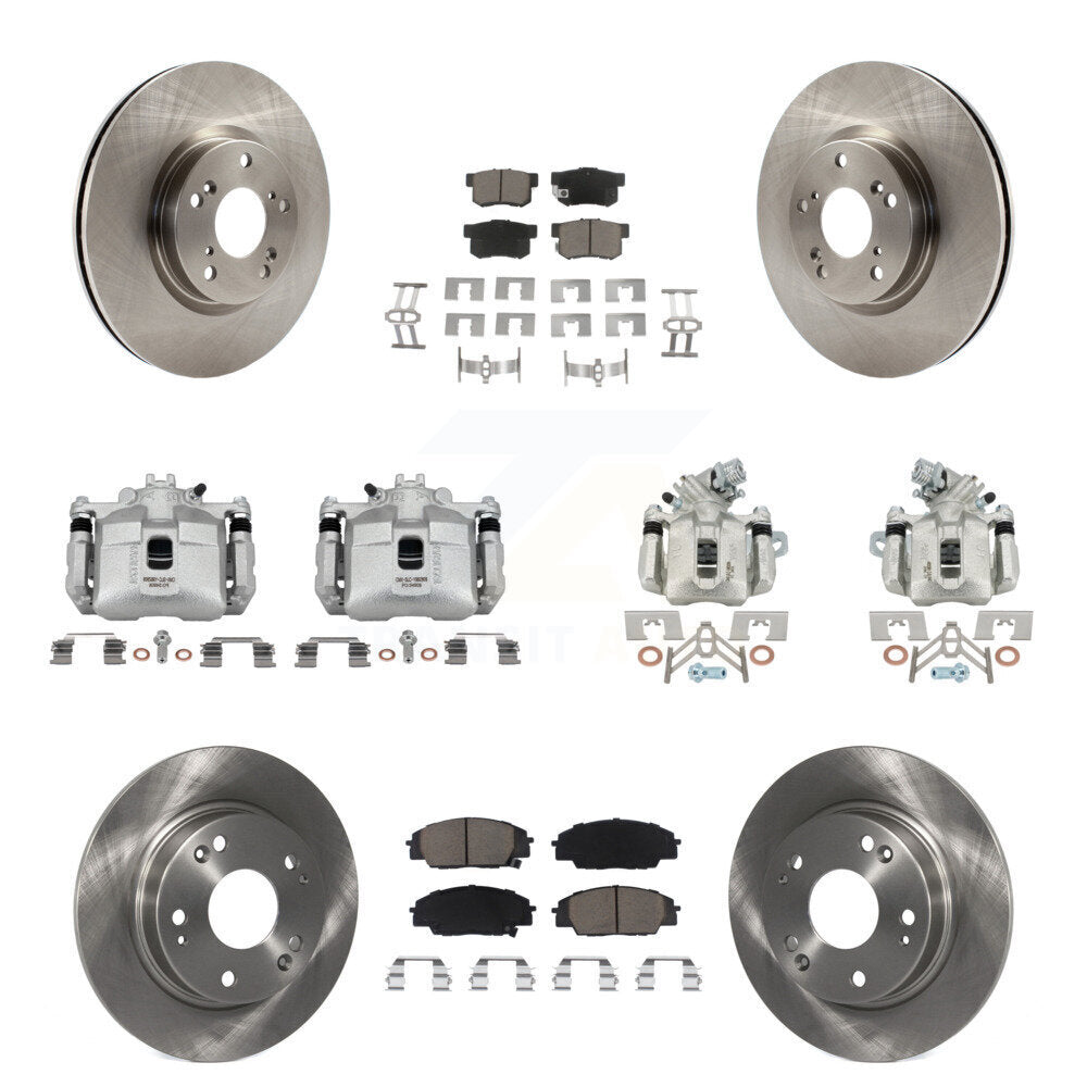 [Avant et Arrière] Disque et plaquette de frein pour 06-08 Honda Civic Si with 2.0L KC8-101146C