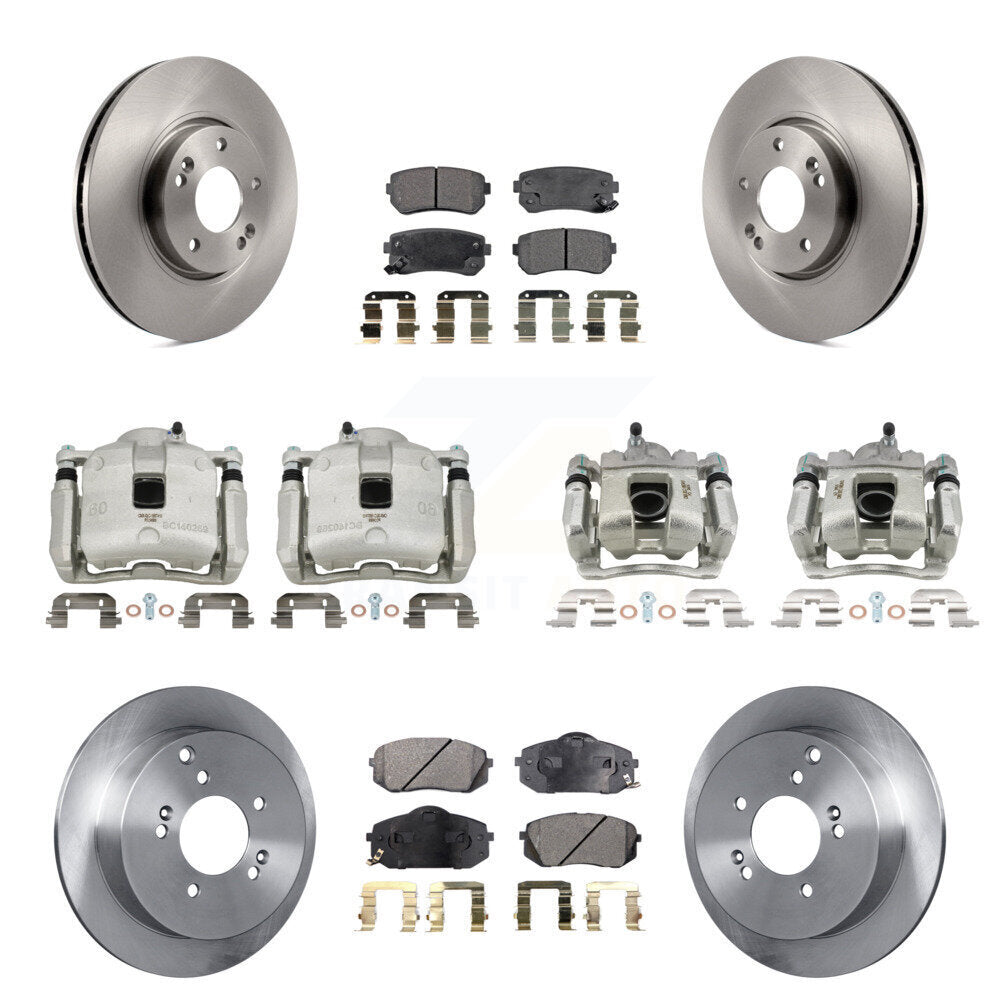 [Avant et Arrière] Disque et plaquette de frein pour 16 Kia Sportage AWD with 2.4L KC8-101155T