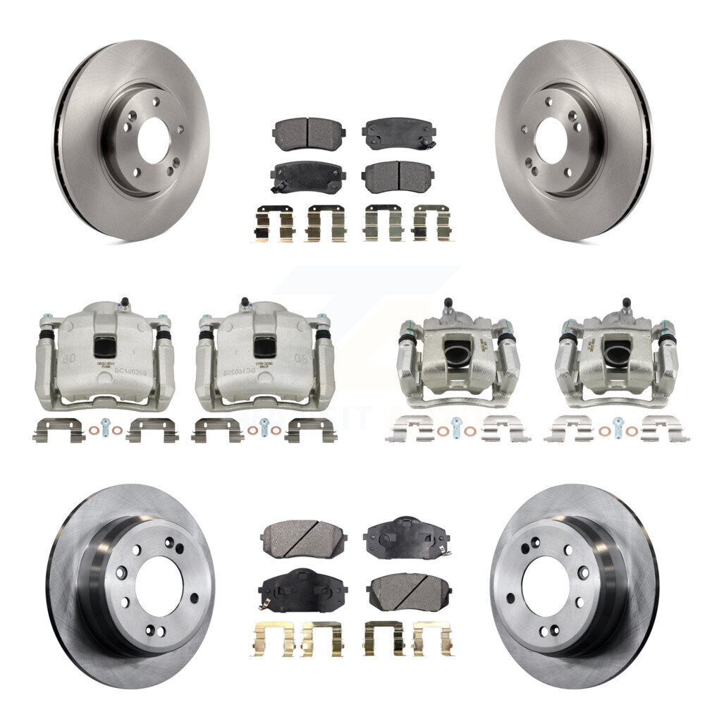 [Avant et Arrière] Disque et plaquette de frein pour 16 Kia Sportage FWD with 2.4L KC8-101156T