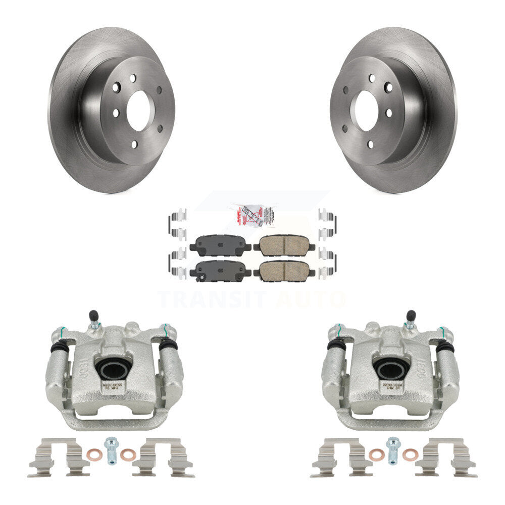 [Arrière] Disque et plaquette de frein pour 2007-2012 Nissan Sentra SE-R Spec V KC8-101157N