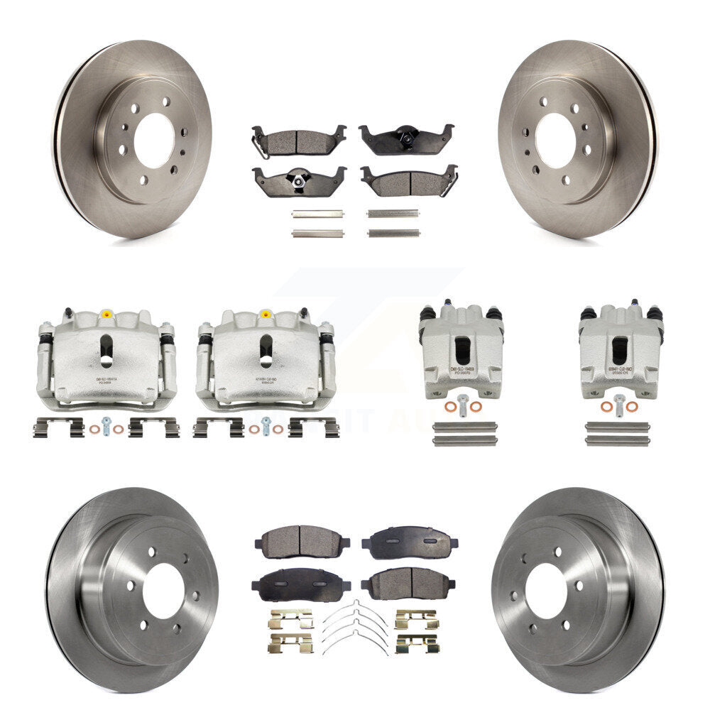 [Avant et Arrière] Disque et plaquette de frein pour Ford F-150 With 6 Lug Wheels KC8-101232T