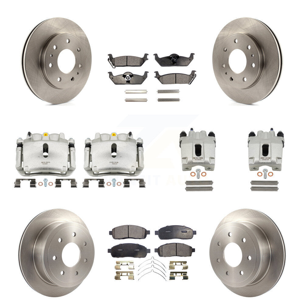 [Avant et Arrière] Disque et plaquette de frein pour Ford F-150 With 7 Lug Wheels KC8-101233T