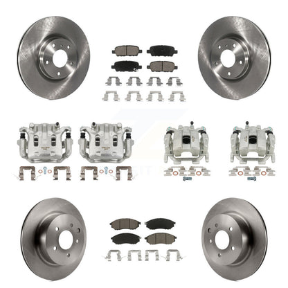 [Avant et Arrière] Disque et plaquette de frein pour INFINITI G37 QX50 EX37 G25 M35 KC8-101247C