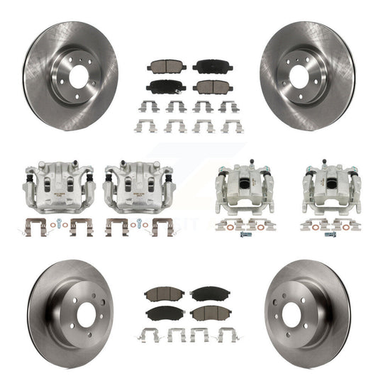 [Avant et Arrière] Disque et plaquette de frein pour INFINITI G37 QX50 EX37 G25 M35 KC8-101247C