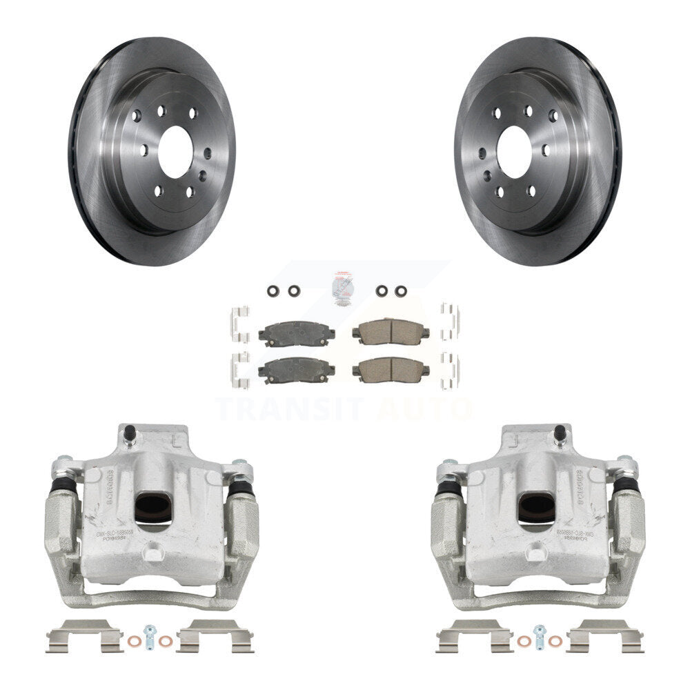 [Arrière] Disque et plaquette de frein pour GMC Acadia Buick Enclave Chevrolet Traverse KC8-101277N