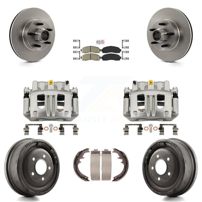 [Avant et Arrière] Disque et plaquette de frein pour 2006-2009 Ford Ranger RWD KC8-101403N