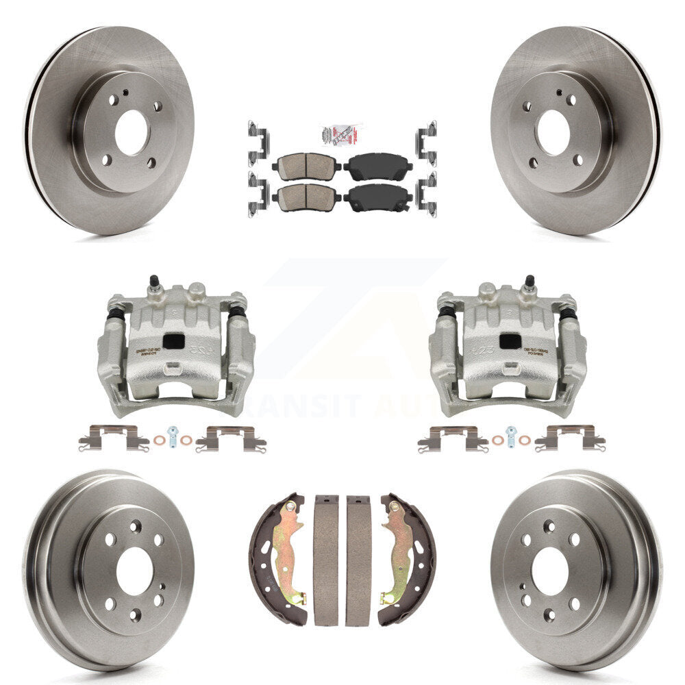 [Avant et Arrière] Disque et plaquette de frein pour 2011-2014 Mazda 2 KC8-101527N