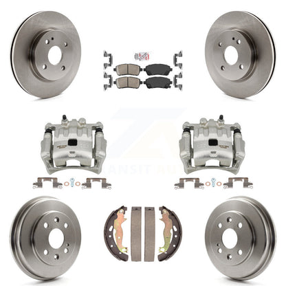 [Avant et Arrière] Disque et plaquette de frein pour 2011-2014 Mazda 2 KC8-101527N