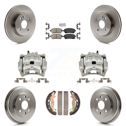 [Avant et Arrière] Disque et plaquette de frein pour 2011-2014 Mazda 2 KC8-101527N