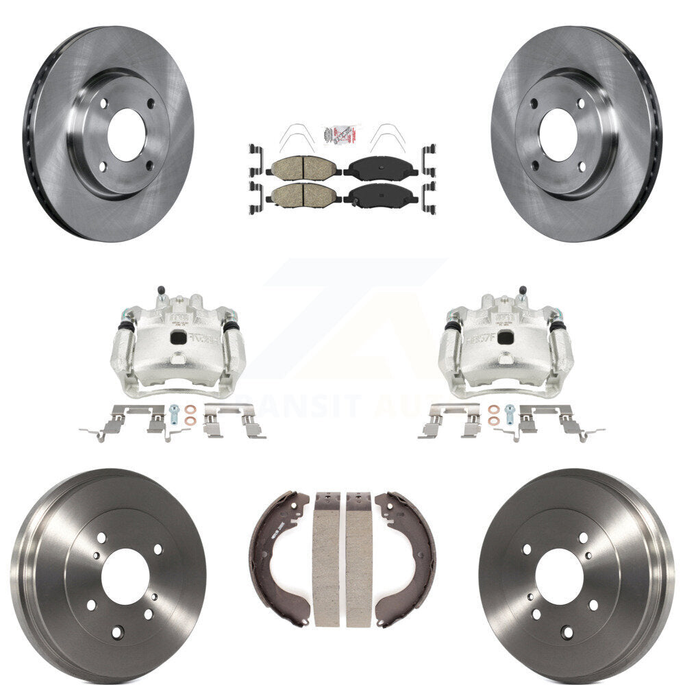 [Avant et Arrière] Disque et plaquette de frein pour Nissan Versa 4-Wheel ABS KC8-101568N
