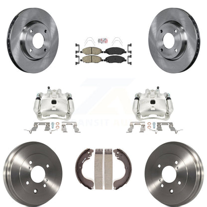 [Avant et Arrière] Disque et plaquette de frein pour Nissan Versa 4-Wheel ABS KC8-101568N