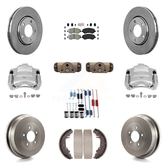 [Avant et Arrière] Disque et plaquette de frein pour Dodge KC8-101641N
