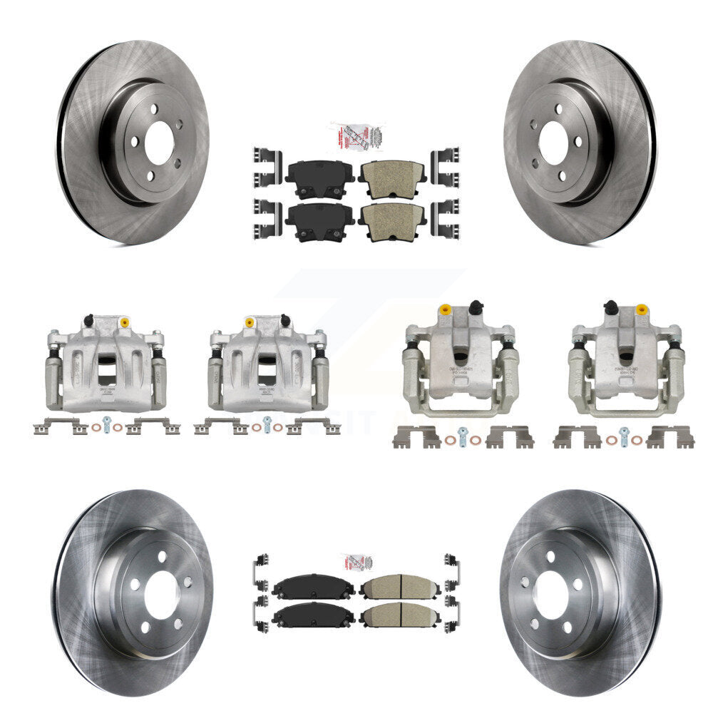[Avant et Arrière] Disque et plaquette de frein pour 06 Chrysler 300 RWD with 5.7L KC8-101853N