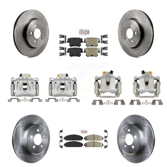 [Avant et Arrière] Disque et plaquette de frein pour 06 Chrysler 300 RWD with 5.7L KC8-101853N