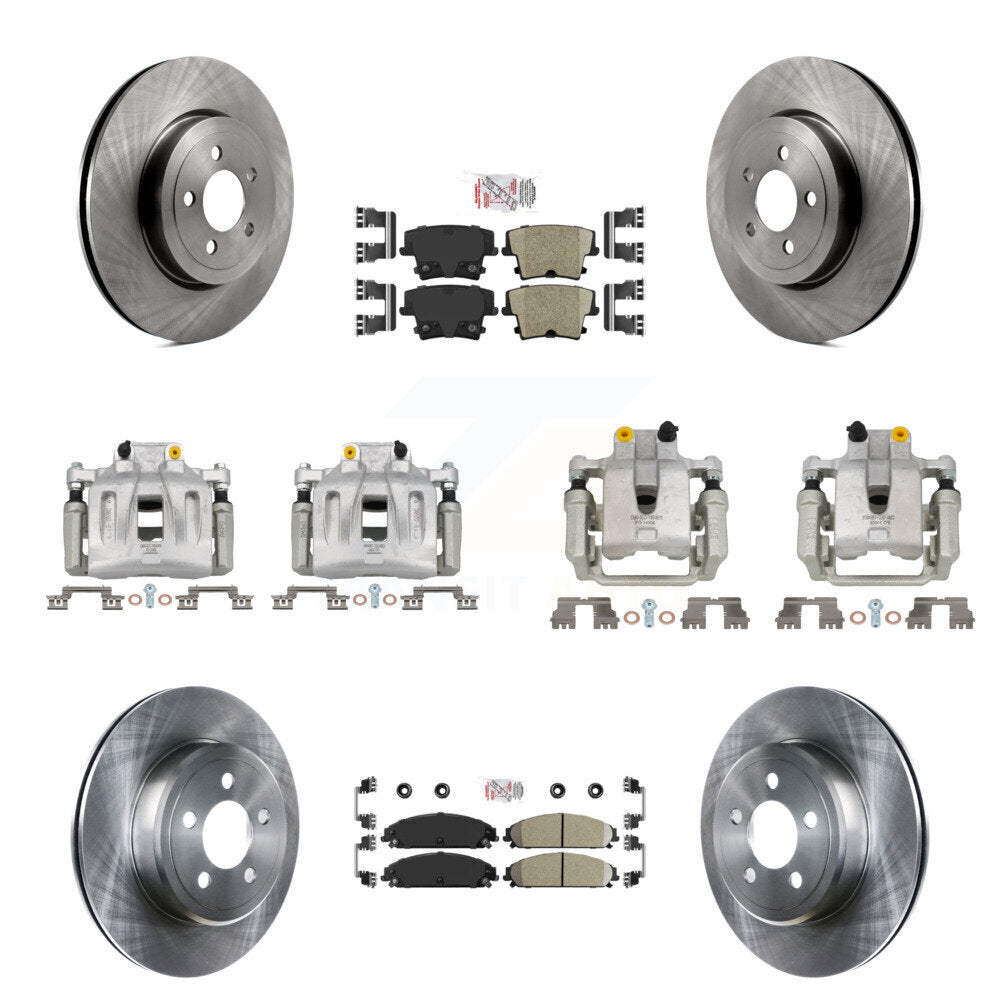 [Avant et Arrière] Disque et plaquette de frein pour 06 Chrysler 300 RWD with 5.7L KC8-101854N