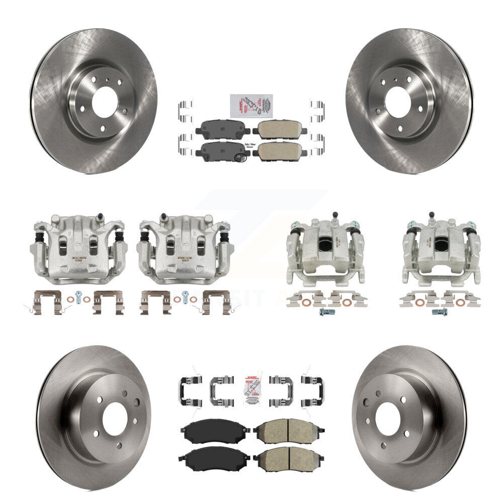 [Avant et Arrière] Disque et plaquette de frein pour INFINITI G37 QX50 EX37 G25 KC8-101911N