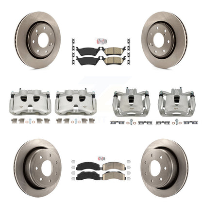 [Avant et Arrière] Disque et plaquette de frein pour Ford F-150 With 7 Lug Wheels KC8-101968N