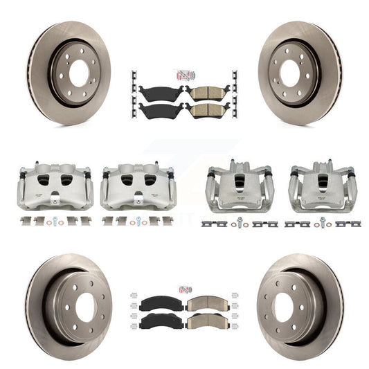 [Avant et Arrière] Disque et plaquette de frein pour Ford F-150 With 7 Lug Wheels KC8-101968N