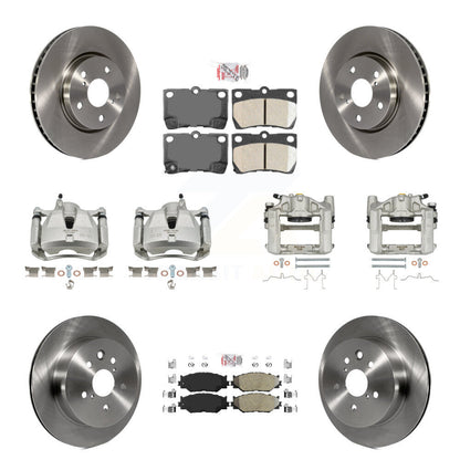 [Avant et Arrière] Disque et plaquette de frein pour 2010-2013 Lexus IS250 C KC8-102071N