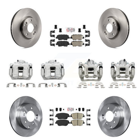 [Avant et Arrière] Disque et plaquette de frein pour Hyundai Sonata Kia Optima KC8-102180N