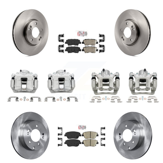 [Avant et Arrière] Disque et plaquette de frein pour Hyundai Sonata Kia Optima KC8-102181N