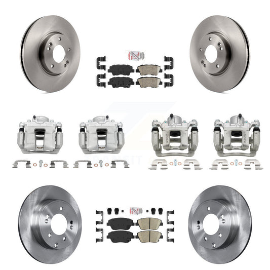 [Avant et Arrière] Disque et plaquette de frein pour Hyundai Sonata Kia Optima KC8-102182N