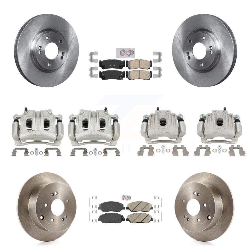 [Avant et Arrière] Disque et plaquette de frein pour 2007-2009 Hyundai Santa Fe KC8-102340N