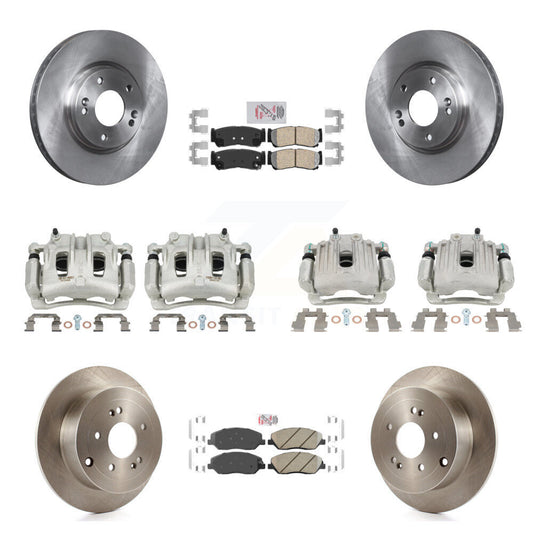 [Avant et Arrière] Disque et plaquette de frein pour 2007-2009 Hyundai Santa Fe KC8-102340N
