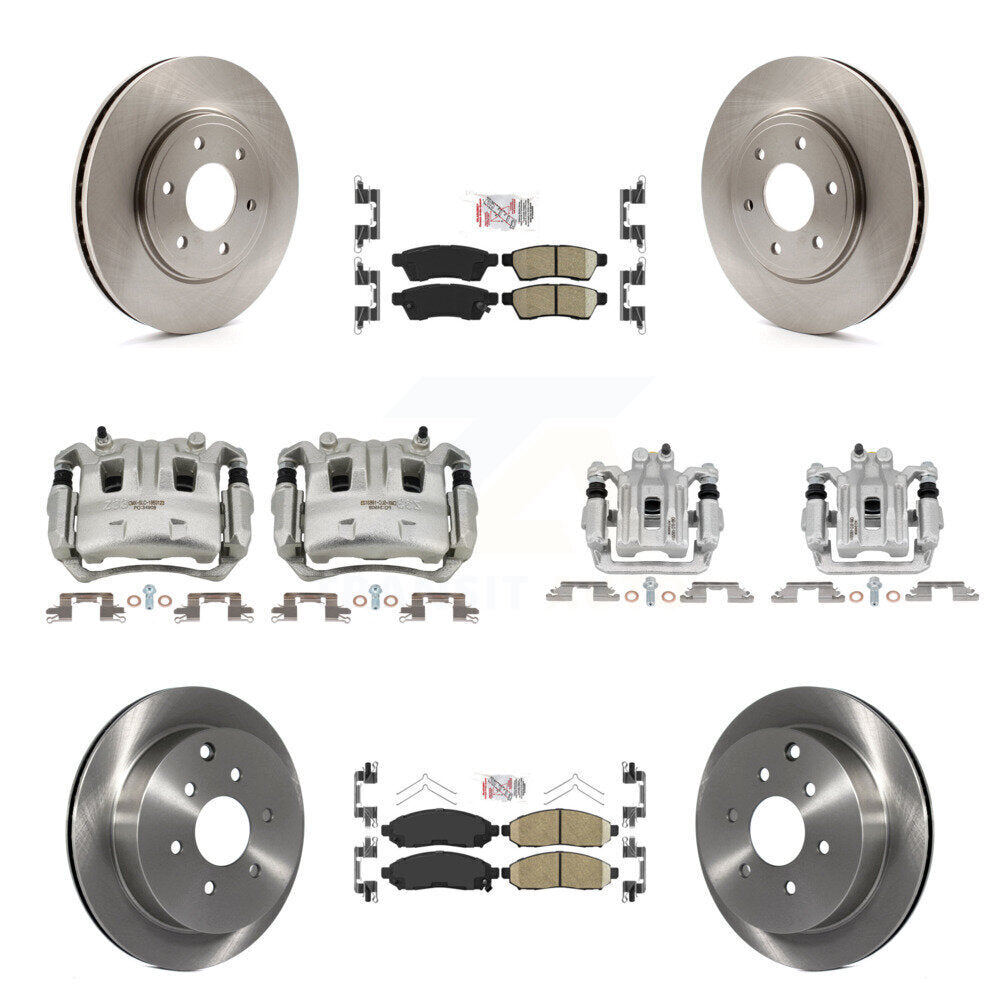 [Avant et Arrière] Disque et plaquette de frein pour Nissan Frontier Suzuki Equator KC8-102347N