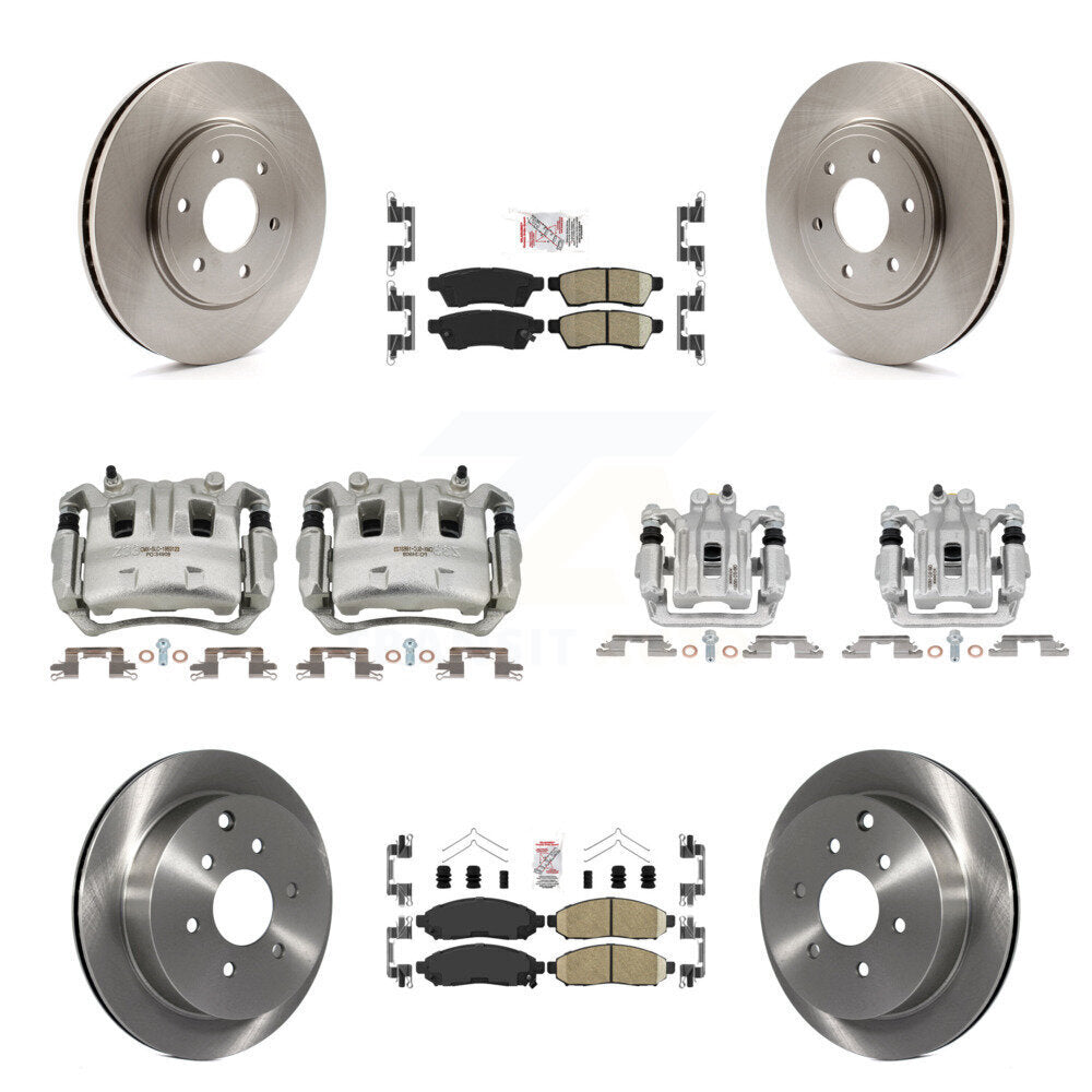 [Avant et Arrière] Disque et plaquette de frein pour Nissan Frontier Suzuki Equator KC8-102348N