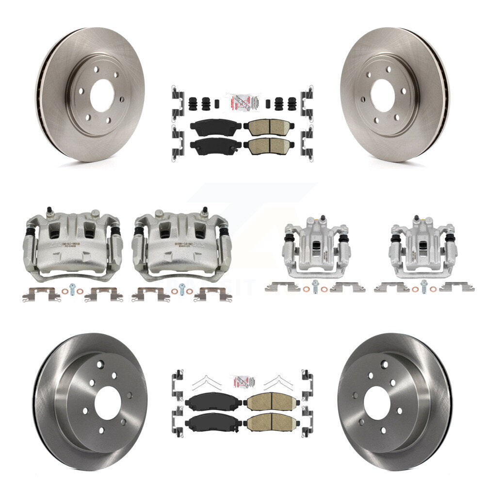[Avant et Arrière] Disque et plaquette de frein pour Nissan Frontier Suzuki Equator KC8-102349N