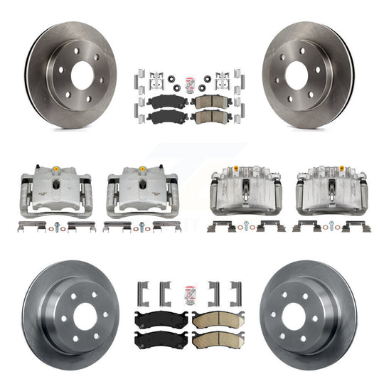 [Avant et Arrière] Disque et plaquette de frein pour Chevrolet Silverado 1500 GMC KC8-102559N
