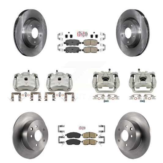 [Avant et Arrière] Disque et plaquette de frein pour 2007-2009 Nissan Altima KC8-102651N