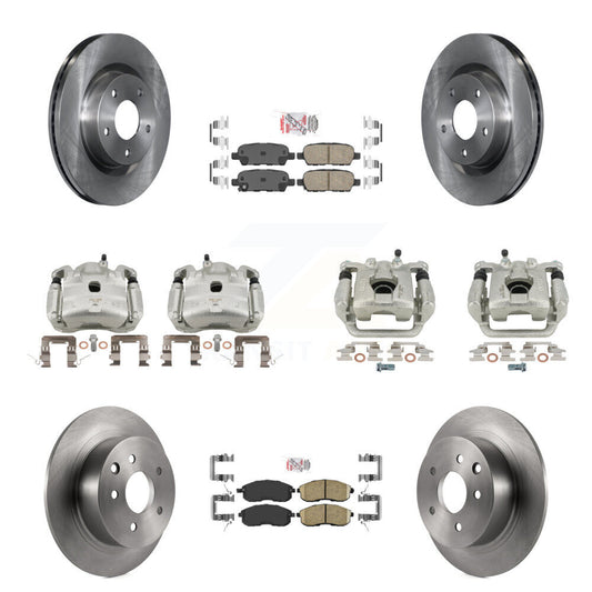 [Avant et Arrière] Disque et plaquette de frein pour 2007-2009 Nissan Altima KC8-102653N