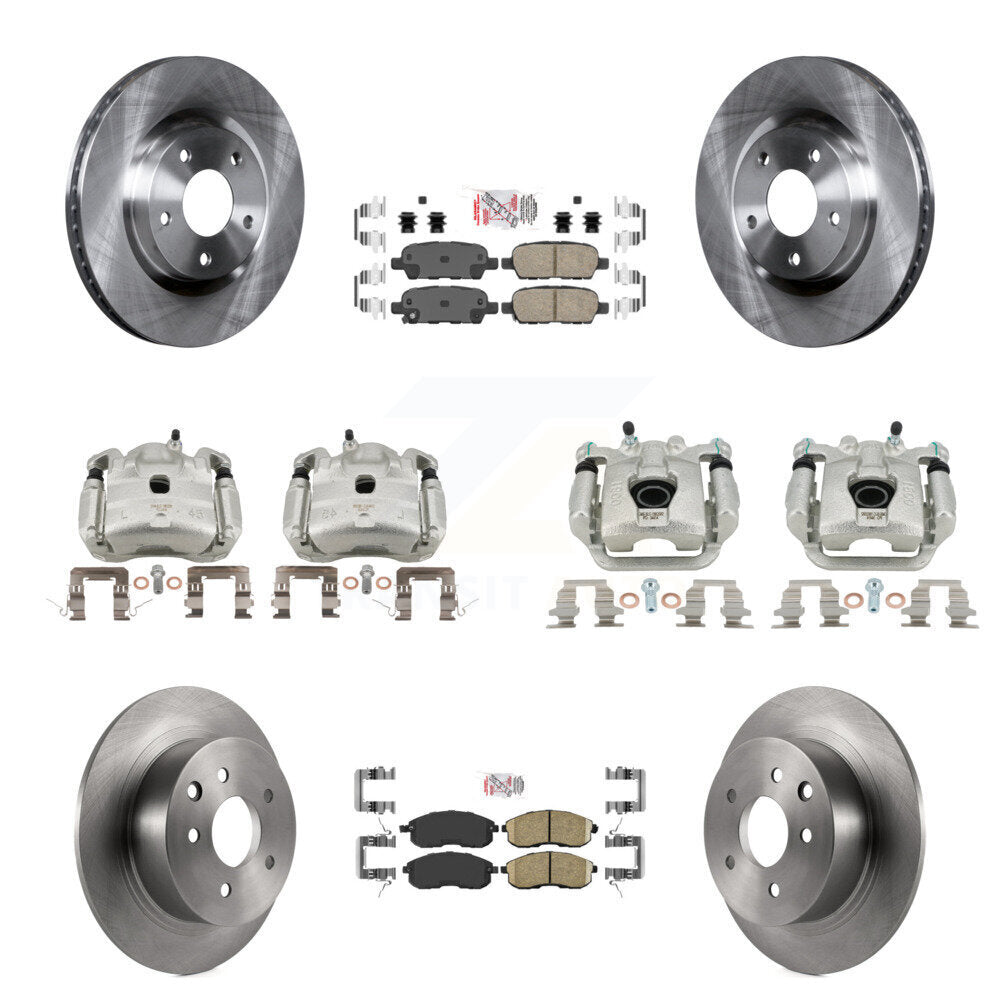 [Avant et Arrière] Disque et plaquette de frein pour Nissan Sentra SE-R with 2.5L KC8-102655N