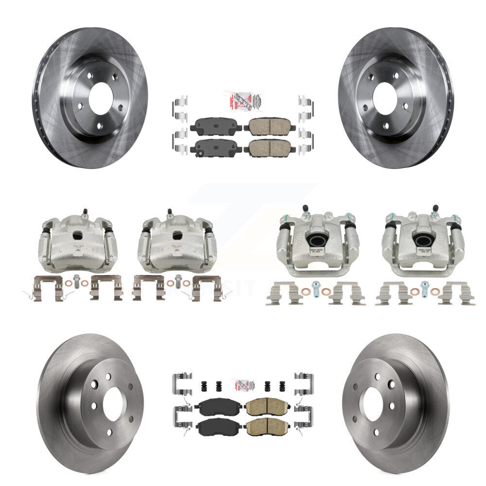 [Avant et Arrière] Disque et plaquette de frein pour Nissan Sentra SE-R with 2.5L KC8-102658N