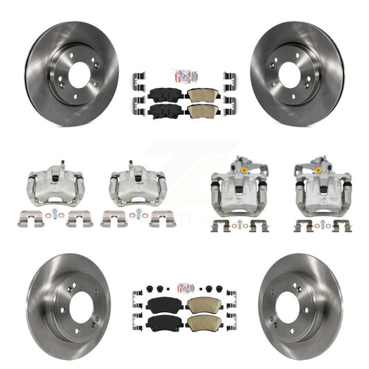 [Avant et Arrière] Disque et plaquette de frein pour Hyundai Elantra GT Kia Forte KC8-102667N
