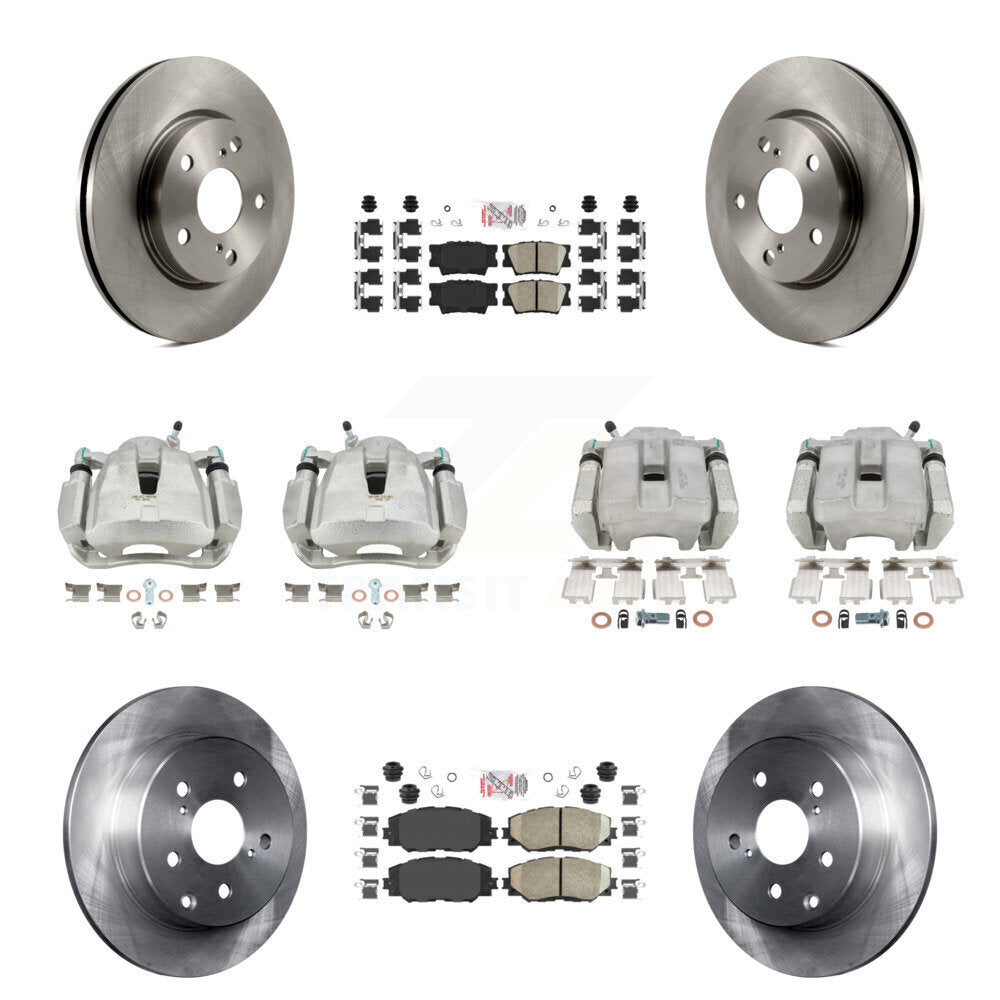 [Avant et Arrière] Disque et plaquette de frein pour 2014-2015 Toyota RAV4 LE KC8-102747N