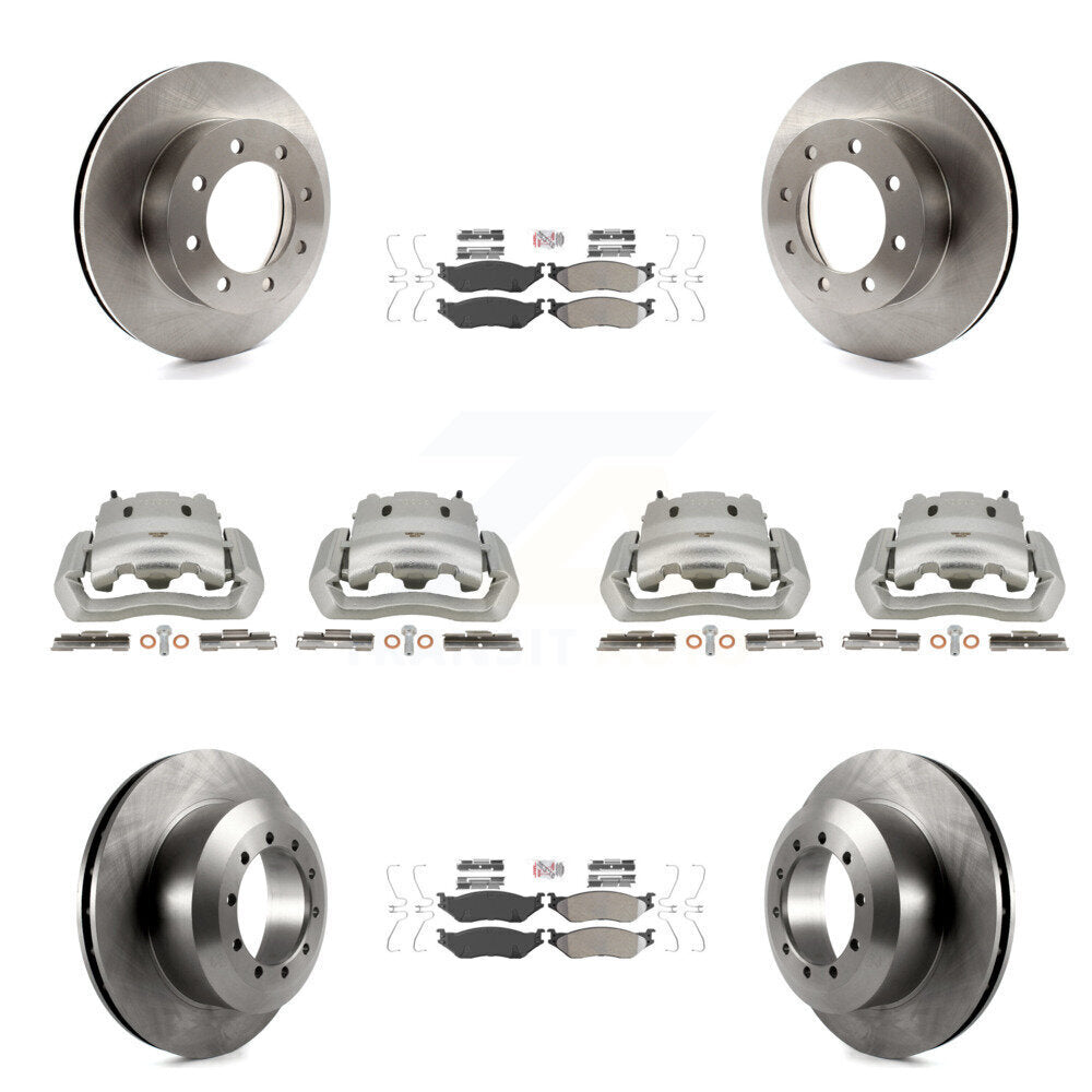 [Avant et Arrière] Disque et plaquette de frein pour Ford E-550 Super Duty KC8-102770N