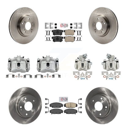 [Avant et Arrière] Disque et plaquette de frein pour 06-08 Honda Civic Si with 2.0L KC8-102869N