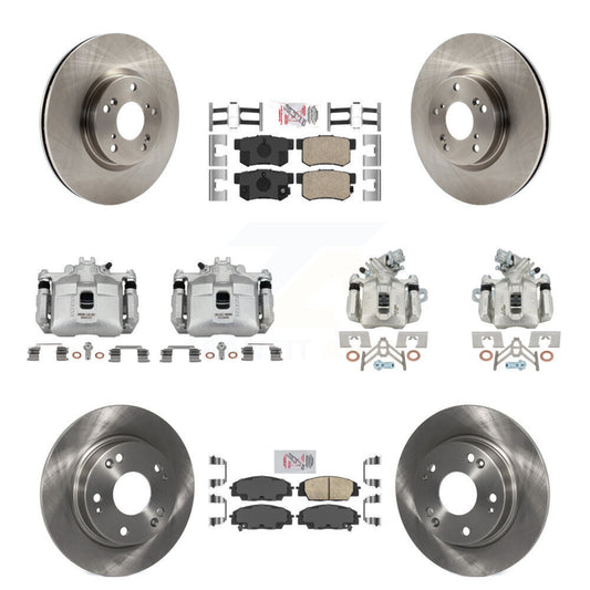[Avant et Arrière] Disque et plaquette de frein pour 06-08 Honda Civic Si with 2.0L KC8-102870N
