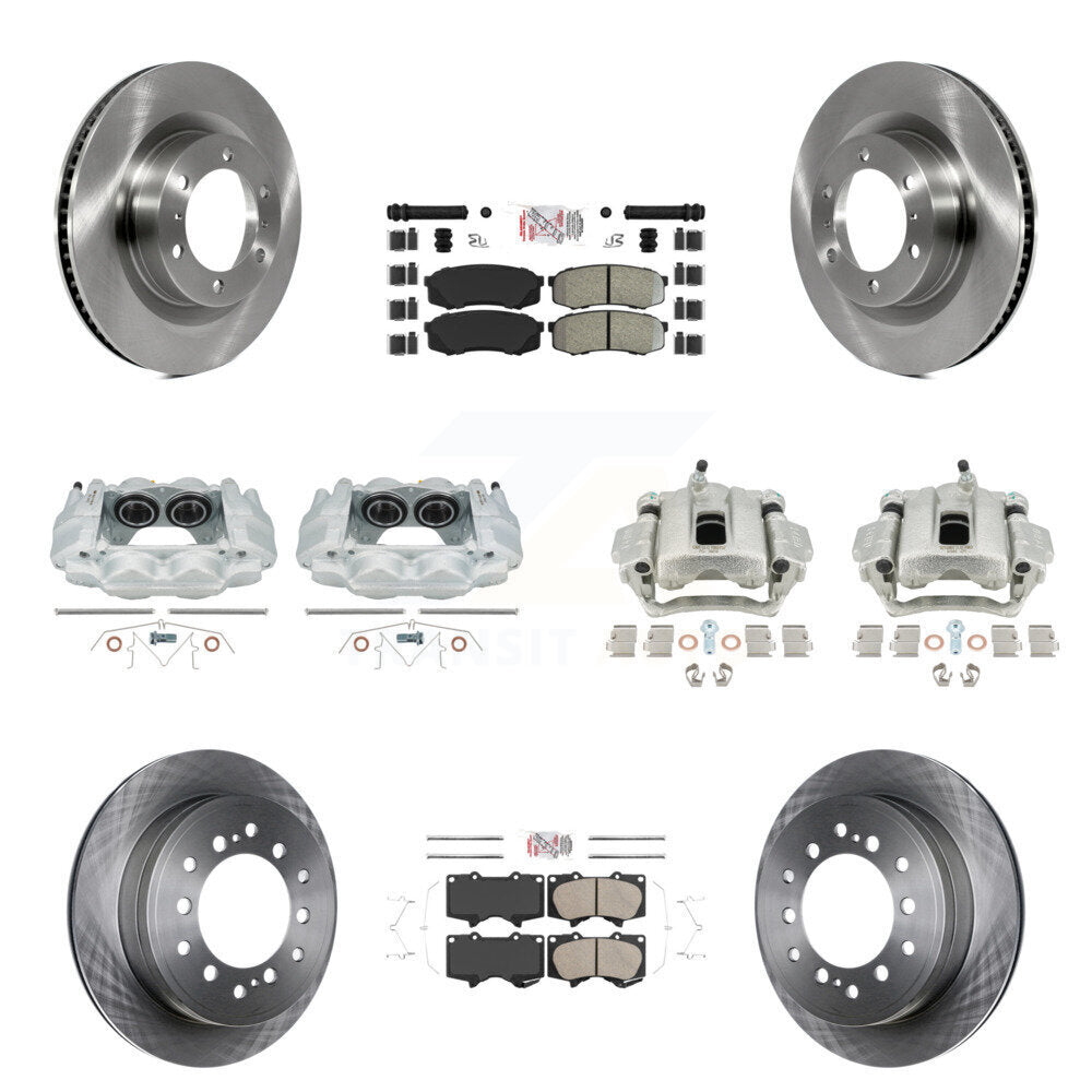 [Avant et Arrière] Disque et plaquette de frein pour Toyota 4Runner Lexus GX460 KC8-102881N