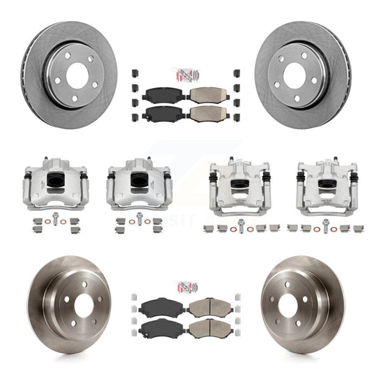 [Avant et Arrière] Disque et plaquette de frein pour Jeep Wrangler KC8-102893N
