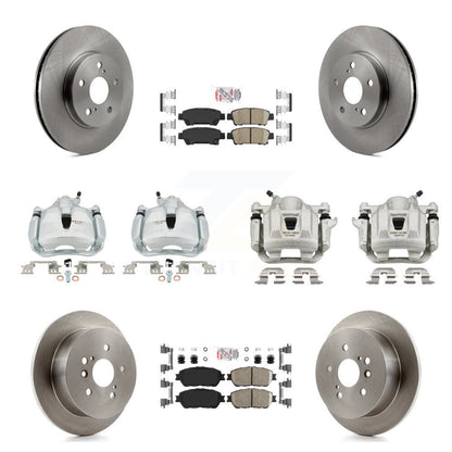 [Avant et Arrière] Disque et plaquette de frein pour 2004-2010 Toyota Sienna KC8-103025N