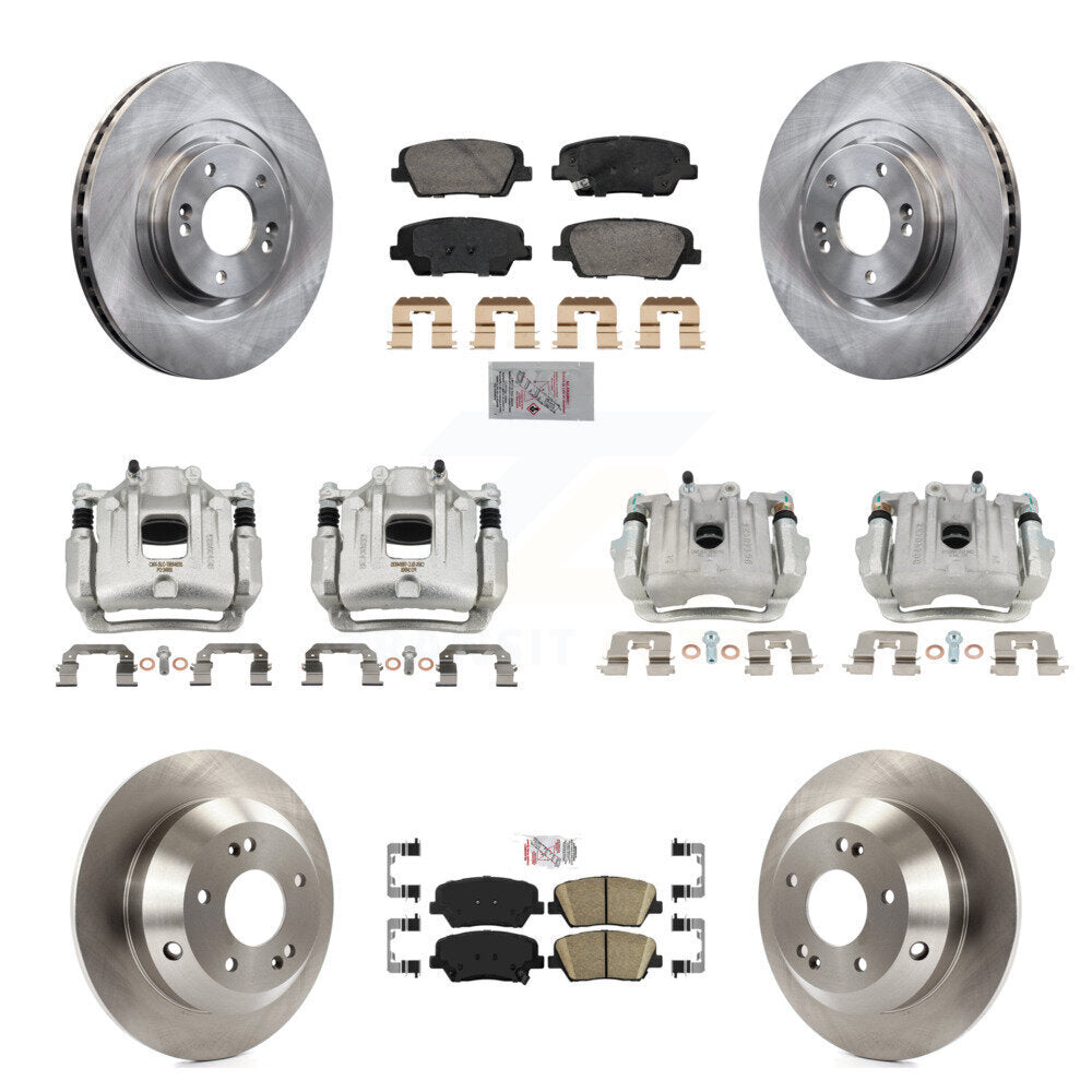 [Avant et Arrière] Disque et plaquette de frein pour Hyundai Santa Fe Sport KC8-103123N