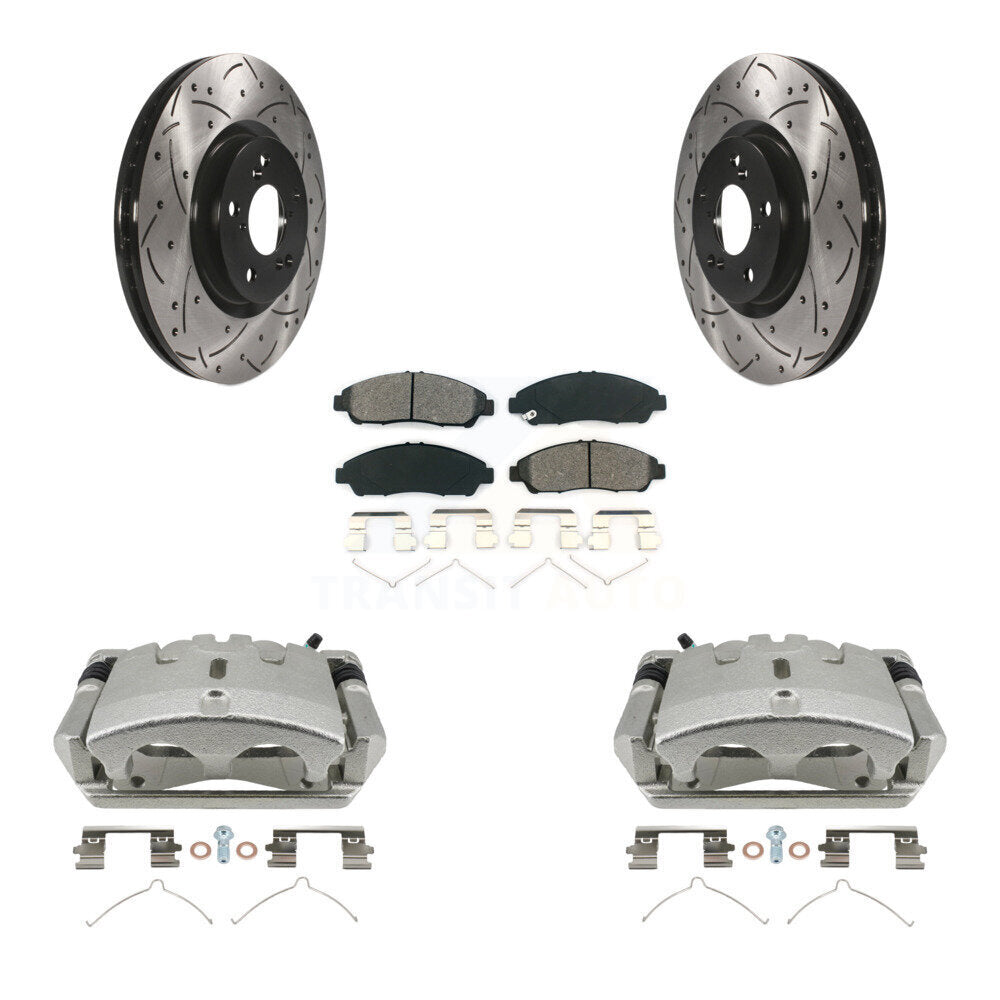 [Avant] Disque et plaquette de frein pour 2009-2015 Honda Pilot KCD-100025S