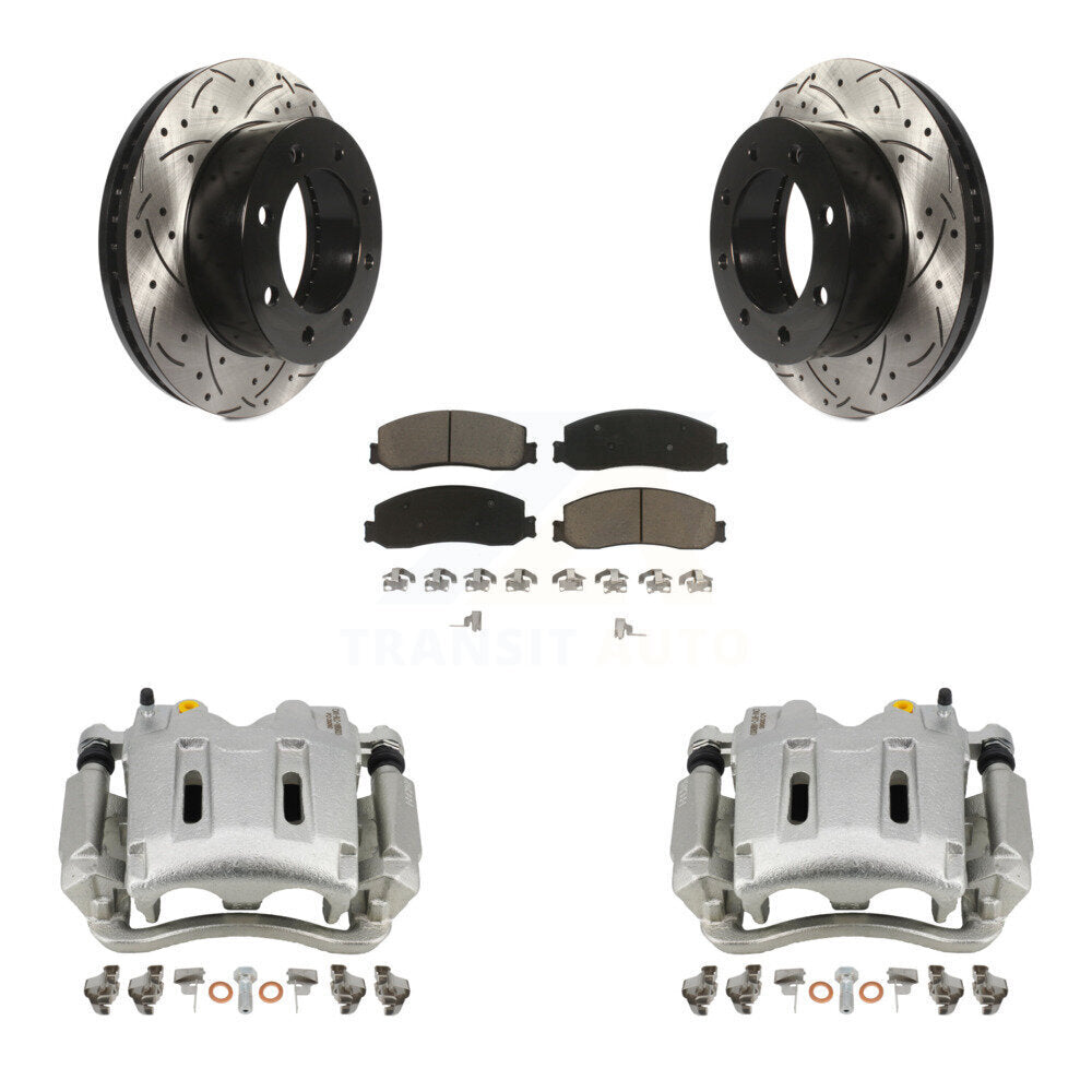 [Avant] Disque et plaquette de frein pour Ford F-350 Super Duty F-250 4WD KCD-100030C