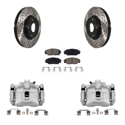 [Avant] Disque et plaquette de frein pour 06-11 Honda Civic Si with 2.0L KCD-100062C