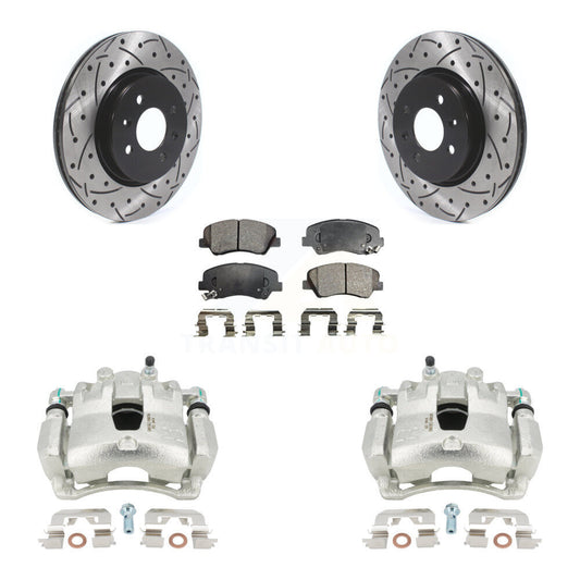 [Avant] Disque et plaquette de frein pour Kia Rio With 14" Factory Wheels KCD-100081T